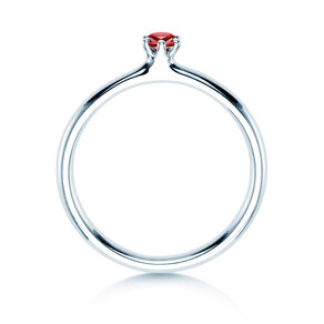 Verlobungsring Classic Colour in 9K Weißgold mit Rubin 0,05ct