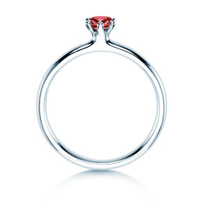 Verlobungsring Classic Colour in 9K Weißgold mit Rubin 0,25ct