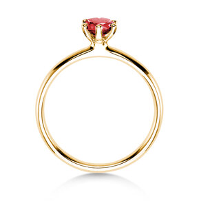 Verlobungsring Classic Colour in 14K Gelbgold mit Rubin 0,50ct