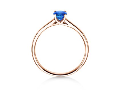 Verlobungsring Glow in 14K Roségold mit Saphir 0,60ct
