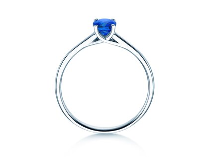 Verlobungsring Glow in 9K Weißgold mit Saphir 0,60ct