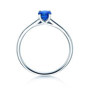 Verlobungsring Glow in 9K Weißgold mit Saphir 0,60ct