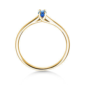 Verlobungsring Glow in 9K Gelbgold mit Saphir 0,25ct