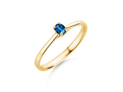 Verlobungsring Glow in 9K Gelbgold mit Saphir 0,25ct