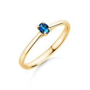 Verlobungsring Glow in 9K Gelbgold mit Saphir 0,25ct