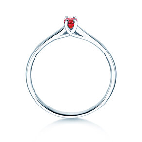 Verlobungsring Glow in 9K Weißgold mit Rubin 0,25ct