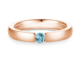 Verlobungsring Infinity Colour in 18K Roségold mit Rubin 0,10ct