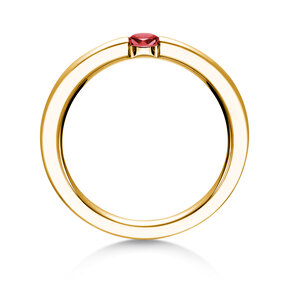 Verlobungsring Infinity Colour in 14K Gelbgold mit Rubin 0,15ct
