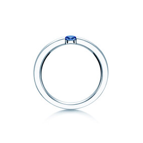 Verlobungsring Infinity Colour in 18K Weißgold mit Rubin 0,10ct