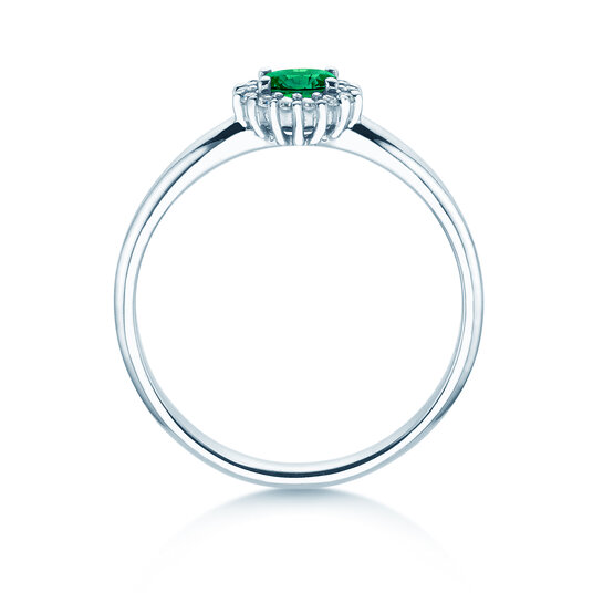 Verlobungsring Jolie Cross in Platin