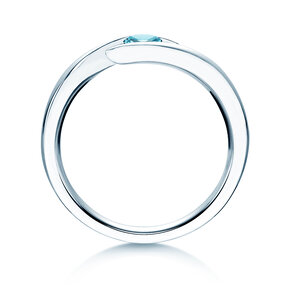Verlobungsring Twist Colour in Silber