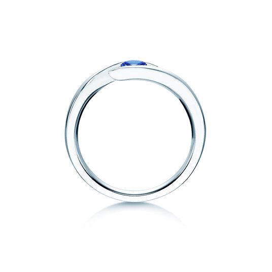 Verlobungsring Twist Colour in Silber