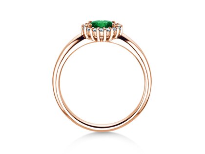 Verlobungsring Windsor Cross in Roségold