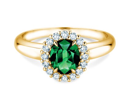 Verlobungsring Windsor Royal in Gelbgold