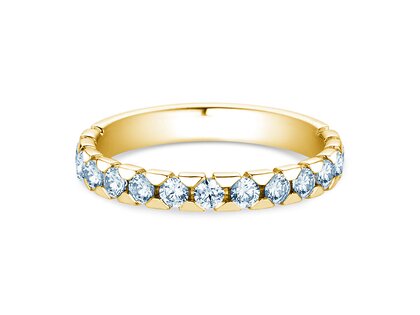 Verlobungsring Balance in 14K Gelbgold mit Diamanten 0,75ct G/SI