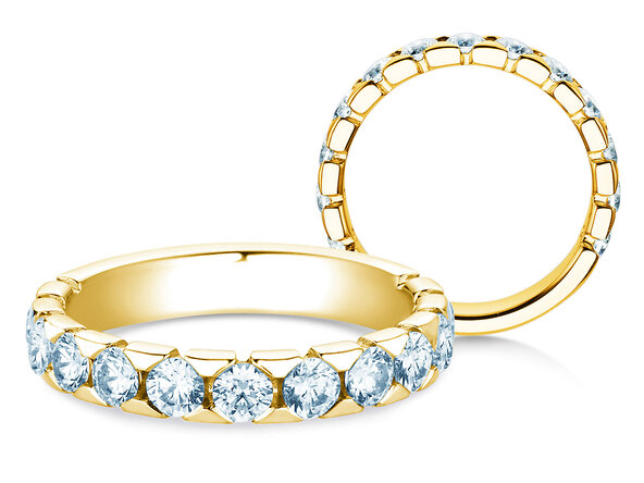 Verlobungsring Balance in 14K Gelbgold mit Diamanten 1,30ct G/SI