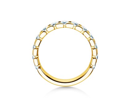 Verlobungsring Balance in 14K Gelbgold mit Diamanten 1,30ct G/SI