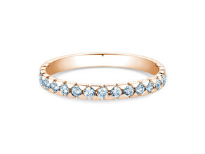 Verlobungsring Balance in 18K Roségold mit Diamanten 0,50ct G/SI