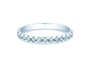 Verlobungsring Balance in 9K Weißgold mit Diamanten 0,50ct G/SI