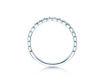 Verlobungsring Balance in 9K Weißgold mit Diamanten 0,50ct G/SI