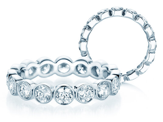 Verlobungsring Bliss in 14K Weißgold mit Diamanten 1,00ct G/SI