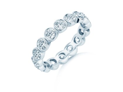 Verlobungsring Bliss in 14K Weißgold mit Diamanten 1,00ct G/SI