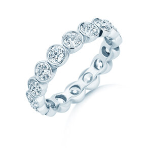 Verlobungsring Bliss in 14K Weißgold mit Diamanten 1,00ct G/SI