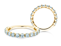 Verlobungsring Dawn in 9K Gelbgold mit Diamanten 0,85ct G/SI