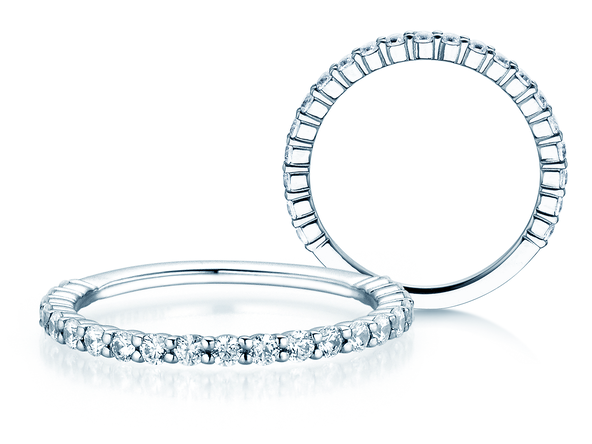Verlobungsring Dawn in 14K Weißgold mit Diamanten 0,53ct G/SI