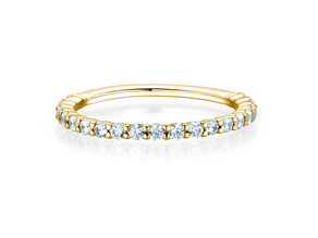 Verlobungsring Dawn in 14K Gelbgold mit Diamanten 0,53ct G/SI
