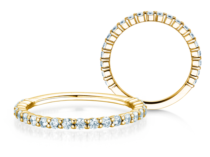 Verlobungsring Dawn in 14K Gelbgold mit Diamanten 0,53ct G/SI