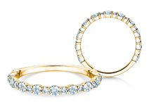 Verlobungsring Diamond Pulse in 18K Gelbgold mit Diamanten 0,59ct G/SI
