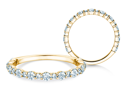 Verlobungsring Diamond Pulse in 18K Gelbgold mit Diamanten 0,59ct G/SI