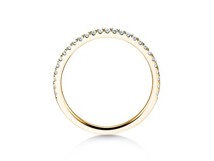 Verlobungsring Dusk in 9K Gelbgold mit Diamanten 0,25ct G/SI