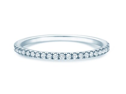 Verlobungsring Dusk in 9K Weißgold mit Diamanten 0,25ct G/SI