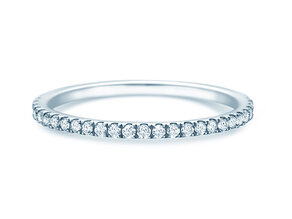 Verlobungsring Dusk in 9K Weißgold mit Diamanten 0,25ct G/SI