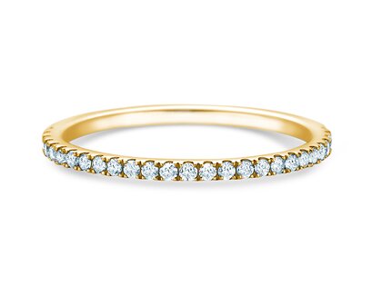 Verlobungsring Dusk in 9K Gelbgold mit Diamanten 0,25ct G/SI