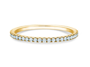 Verlobungsring Dusk in 9K Gelbgold mit Diamanten 0,25ct G/SI