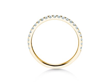 Verlobungsring Dusk in 14K Gelbgold mit Diamanten 0,35ct G/SI