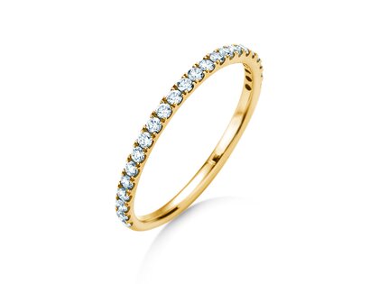 Verlobungsring Dusk in 14K Gelbgold mit Diamanten 0,35ct G/SI