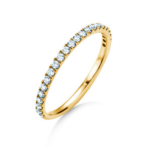 Verlobungsring Dusk in 14K Gelbgold mit Diamanten 0,35ct G/SI