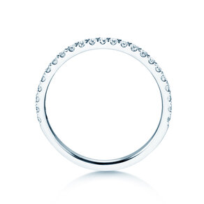 Verlobungsring Dusk in 14K Weißgold mit Diamanten 0,35ct G/SI