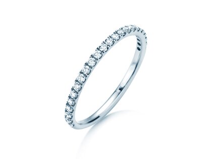 Verlobungsring Dusk in 14K Weißgold mit Diamanten 0,35ct G/SI