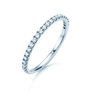 Verlobungsring Dusk in 14K Weißgold mit Diamanten 0,35ct G/SI
