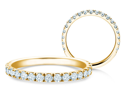 Verlobungsring Dusk in 14K Gelbgold mit Labordiamanten 0,55ct E/VS