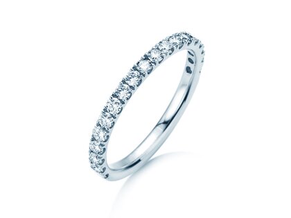 Verlobungsring Dusk in 14K Weißgold mit Labordiamanten 0,55ct E/VS