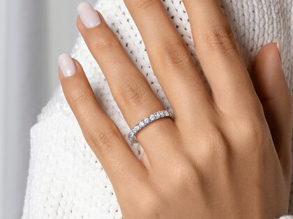 Verlobungsring Dusk in 9K Gelbgold mit Diamanten 0,96ct G/SI