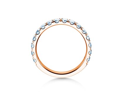 Verlobungsring Dusk in 9K Roségold mit Diamanten 0,96ct G/SI