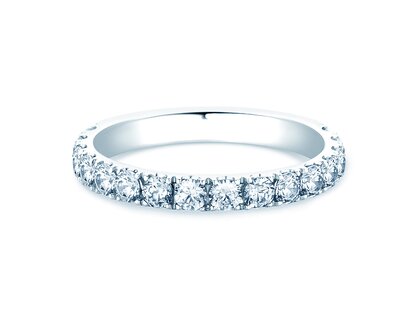 Verlobungsring Dusk in 14K Weißgold mit Diamanten 0,96ct G/SI