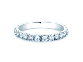 Verlobungsring Dusk in 14K Weißgold mit Diamanten 0,96ct G/SI